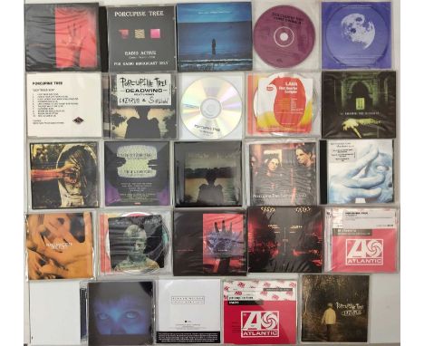 PORCUPINE TREE AND RELATED CD PROMOS AND RARITIES - a collection of approximately 24 Porcupine Tree and related CD rarities, 