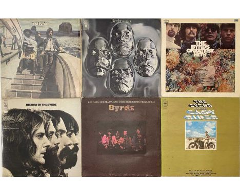 THE BYRDS/ BOB DYLAN - LP COLLECTION. A fine selection of 23 folky-rock LPs, including a number of orange 60s CBS labelled pr