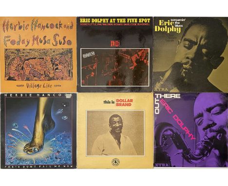 JAZZ - LP COLLECTION. A collection of around 105 jazz LPs. Artists/ titles include Eric Dolphy inc Screamin The Blues (XTRA 5