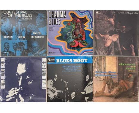 BLUES - LPs/ 10" PACK. A smashing pack of 22 blues LPs, including a small number of 10". Artists/ titles include Cisco Housto
