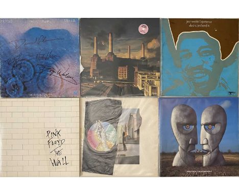 JIMI HENDRIX / PINK FLOYD - LP COLLECTION. A collection of 17 LPs. Please note these records have been previously stuck to a 