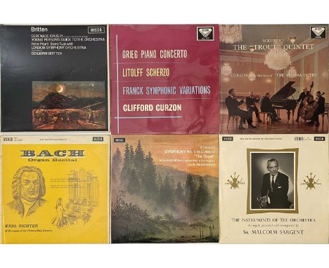 CLASSICAL - STEREO LPs PACK. A pack of 8 x (mostly) LPs. Composers/ Performers/ Compositions/Catalogue numbers are Curzon - S