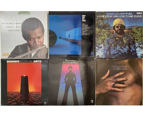 CONTEMPORARY JAZZ/FUSION/SOUL-JAZZ - LPs. Deep grooves galore with these 45 x very well-kept LPs. Artists/titles include Lonn