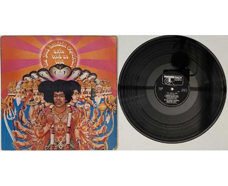 JIMI HENDRIX - AXIS: BOLD AS LOVE LP (UK STEREO ORIGINAL - TRACK RECORD - 613 003). A sought-after original UK mono pressing 