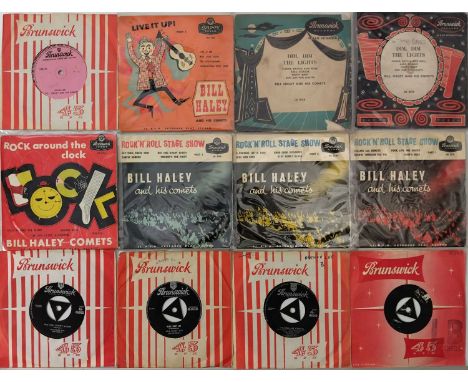 BILL HALEY - 7" PACK (INC RARITIES). A quality pack of 19 7" singles by rock n roll legend Bill Haley. Titles include Skokiaa