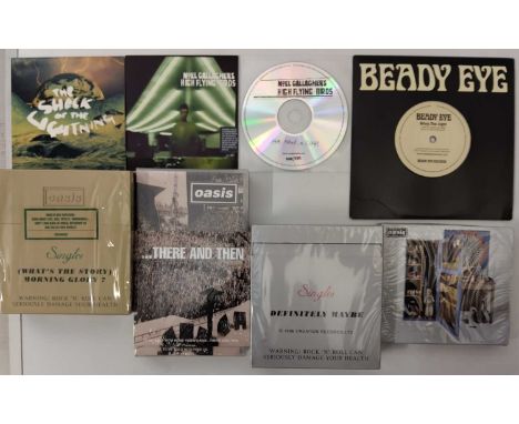 OASIS AND RELATED CD AND 7" COLLECTION - a collection of 7 CDs and Box Sets, and 1 7". Collection to include: The Shock Of th