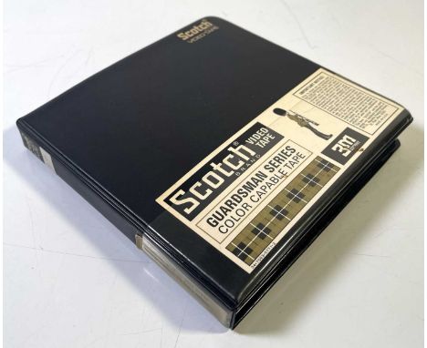 A Scotch 1/2 inch EIAJ video reel with contents to include around 90 minutes of Top of the Pops recordings to inc:30th Januar