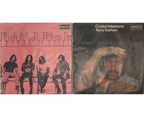 BLUES/ FOLK ROCK - DERAM LP RARITIES PACK. A super pack of 2 rock LPs, both released on UK label Deram. Artists/ titles inclu