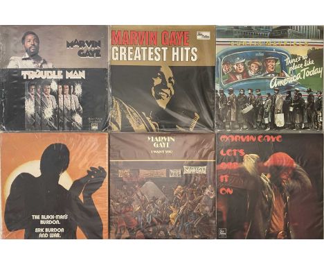 SOUL - LP COLLECTION. A wonderful collection of around 44 soul LPs. Artists/ titles include Curtis Mayfield - There's No Plac