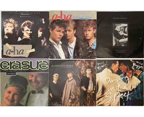 ROCK / POP - 12" COLLECTION. A great collection of over 200 x 12". Artists/ Titles include George Michael - Careless Whisper,