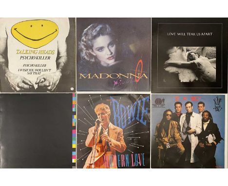 WAVE / COOL POP / DISCO / ROCK 12" COLLECTION. A nice collection of approximately 100 12" mixed genre singles. VINYL / SLEEVE