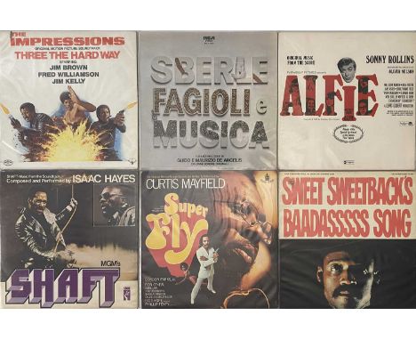 SOUNDTRACK LP COLLECTION - a collection of approximately 72 Soundtrack LPs. Collection to include: Alfie - ABC/Impulse (IMPL 