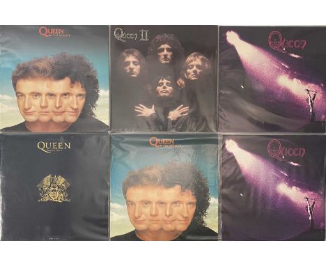 QUEEN - LP / 12" ARCHIVE. A collection of approx 41 x LPs/ 12". Artists/ Titles include Queen (EMC3006, x 2), Queen II, The M