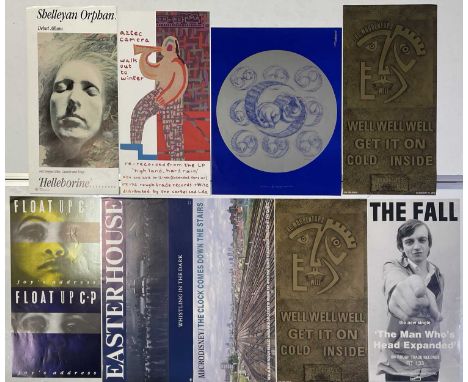 Ten assorted Rough Trade promotional posters to include an original The Fall - 'Man Who's Head Expanded' others inc Microdisn