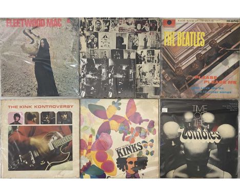 60s ROCK/ POP/ BEAT/ R&amp;R - LP COLLECTION (INC BEATLES - PLEASE PLEASE ME - PMC 1202 - BLACK &amp; GOLD LABELS). A collect