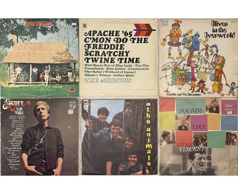 50S / 60S LP COLLECTION. Approximately 180+ 50s and 60s artists lps. SLEEVE / VINYL. Titles include Freddie and the Dreamers 