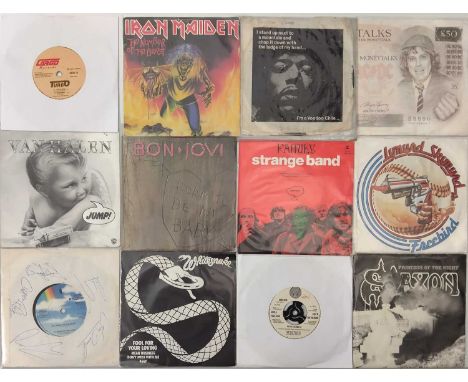 HEAVY ROCK/METAL/ROCK - 7". Turning it up to eleven with around 74 x  7". To include Turbo - Stallion (CRS 004 - VG+/generic 