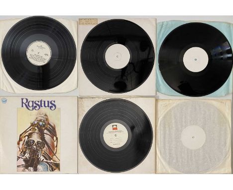 WHITE LABEL/TEST PRESSING LPs (INC ROCK/SOUL W/UNRELEASED ISLAND SAMPLER). Unique bundle of 12 x LP releases (over 13 x LPs),