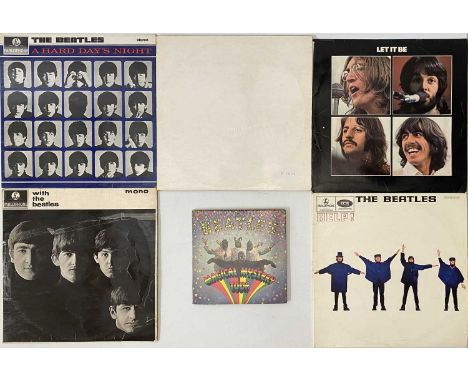 THE BEATLES - LP / 7" PACK. A pack of 1 x 7" and 9 x LPs. Titles are Magical Mystery Tour (MMT-1), White Album (PCS 7067, sid