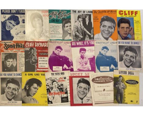 Original Cliff Richard memorabilia to include: magazines and publications inc Pop Weekly, 'Driftin' With Cliff Richard', Boyf
