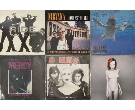 ALT/ GRUNGE/ GOTH - LP COLLECTION (INC PRIVATE/ 7"). A broad selection of around 26 LPs, including CD boxsets, private releas