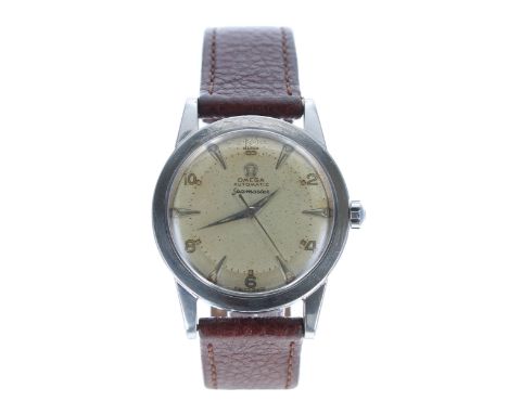 Omega automatic 'bumper' stainless steel gentleman's wristwatch, reference no. 2577-6, serial no. 12369xxx, circa 1950/51, si