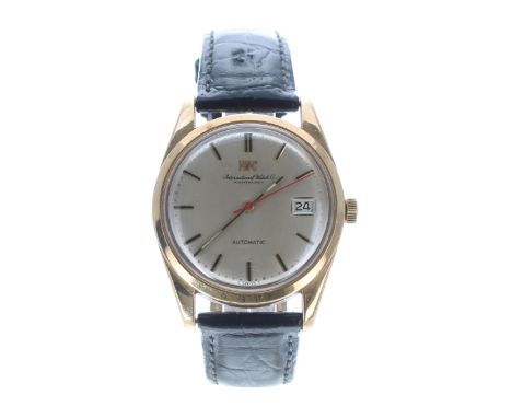 IWC (International Watch Co.) Shaffhausen 18ct automatic gentleman's wristwatch, reference no. 817A, case no. 1788xxx, moveme