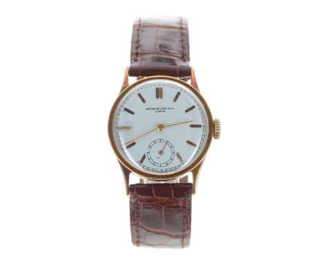 Patek Philippe & Co, Genéve Calatrava 18ct gentleman's wristwatch, reference no. 96, case no. 294xxx, movement no. 826xxx, ci