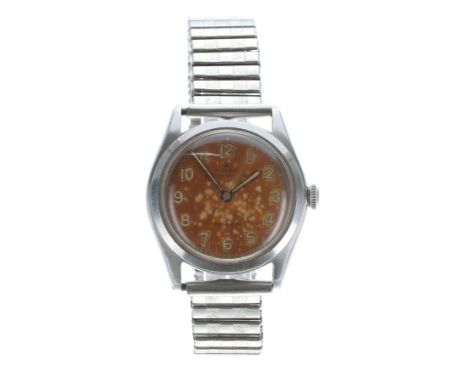 Rolex Oyster Air-King Precision 'Tropical Dial' stainless steel gentleman's wristwatch, reference no. 4499, serial no. 422xxx