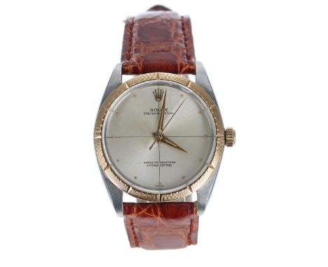 Rolex Oyster Perpetual Zephyr gold and stainless steel gentleman's wristwatch, reference no. 1008, serial no. 900xxx, circa 1