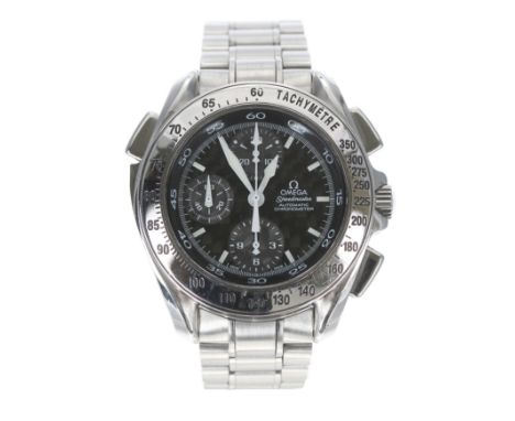Omega Speedmaster Rattrapante Chronograph Chronometer automatic stainless steel gentleman's wristwatch, reference no. 3840503