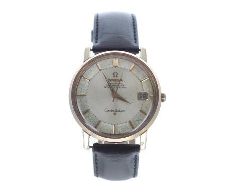 Omega Constellation Chronometer gold plated and stainless steel gentleman's wristwatch, reference no. 168010, serial no. 2525
