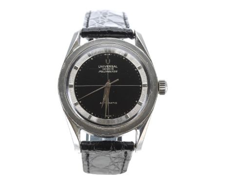 Universal Genéve Polerouter automatic stainless steel gentleman's wristwatch, reference no. 20366/1, serial no. 2325xxx, circ