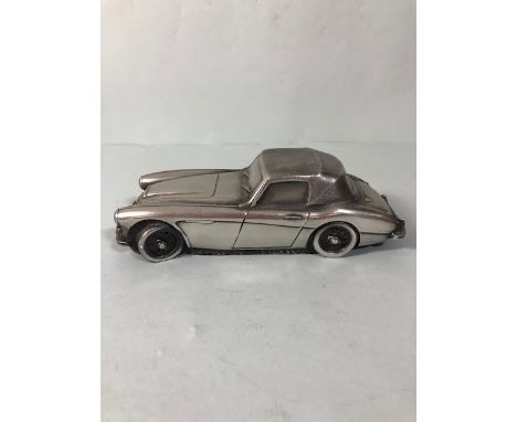 Cast metal Resin model of an Austin Healey approximately 21cm long 