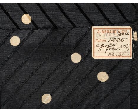 French Fabric Sample Book, 1920's  Including printed and woven chiffons, silks and brocades in a variety of colours, the firs