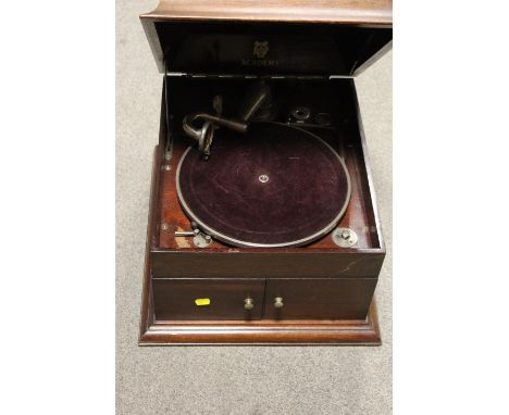 A VINTAGE ACADEMY GRAMOPHONE