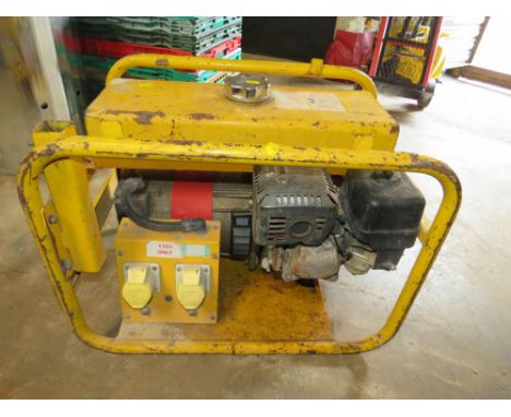 A HARRINGTON 110v GENERATOR WITH HONDA GX200 ENGINE