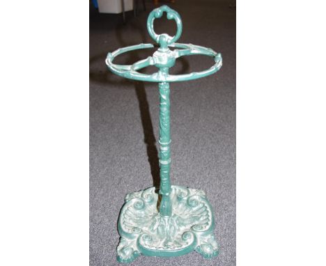 Vintage cast iron umbrella stand 56cm high approx.