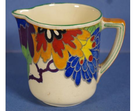 Vintage Royal Doulton 'Gloria' cream jug D4937, Reg. No. 715051. Figural floral decoration. H9cms approx.