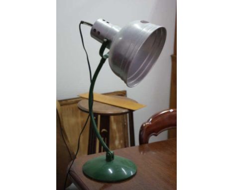 Industrial electric lamp 63cm high approx
