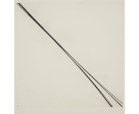 Hauser, ErichRietheim-Weilheim, 1930 - Rottweil, 2004Blattgröße: 60,5 x 60,5 cm, o. R.3 Bl.: Ohne Titel, 1972. Radierung auf 