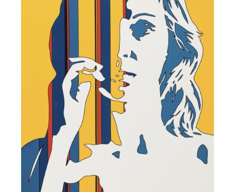 Domberger Siebdruck-Kalender "Internationale Zeitgenössische Kunst 1973"Kalenderformat: 49 x 42 cmFolge von 12 Farbserigraphi