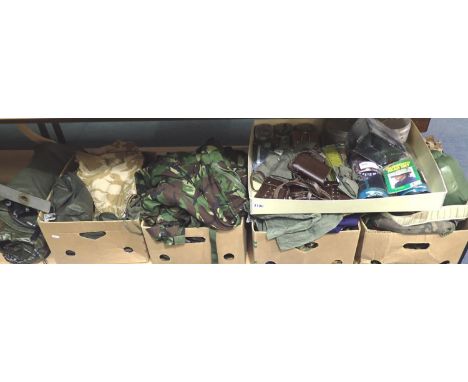 Very large quantity of mixed Army surplus, some unused, including Military issue shirts. Not available for in-house P&amp;P, 