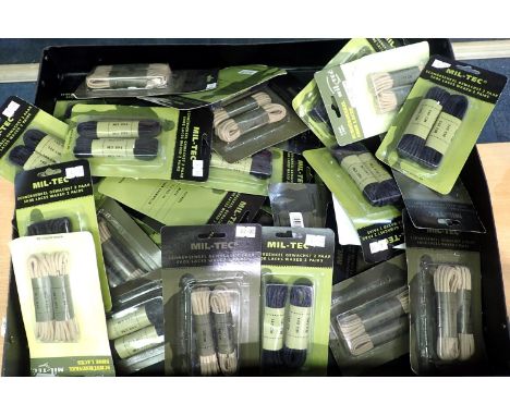 Large quantity of new old stock Army boot laces. Not available for in-house P&amp;P, contact Paul O'Hea at Mailboxes on 01925