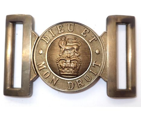 British WWII brass belt buckle. P&amp;P Group 1 (£14+VAT for the first lot and £1+VAT for subsequent lots) 