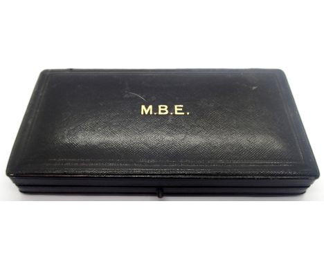 Royal Mint Case for the MBE. P&amp;P Group 1 (£14+VAT for the first lot and £1+VAT for subsequent lots) 