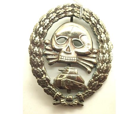 1960s German Condor Legion tankers badge, museum quality. P&amp;P Group 1 (£14+VAT for the first lot and £1+VAT for subsequen