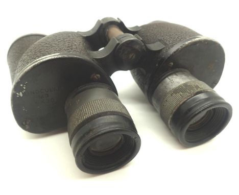 WWII US Army M3, 6 x 30 Binoculars with graticules marker in the lenses. Nice clear view. P&amp;P Group 1 (£14+VAT for the fi