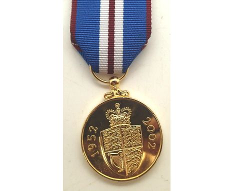 Elizabeth II 1952-2002 Queens Jubilee medal. P&amp;P Group 1 (£14+VAT for the first lot and £1+VAT for subsequent lots) 
