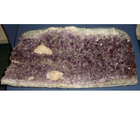Large Amethyst geode rock section 66cm high